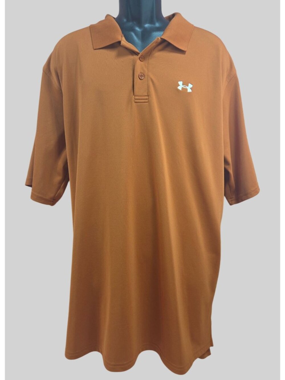 Under Armour Mens 3XL Orange Polo Shirt